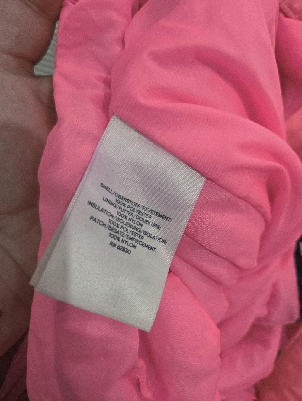 Lands' End Kids Pink Insulated Snow Bib Overalls snowsuit XL 14-16 - Picture 5 of 6